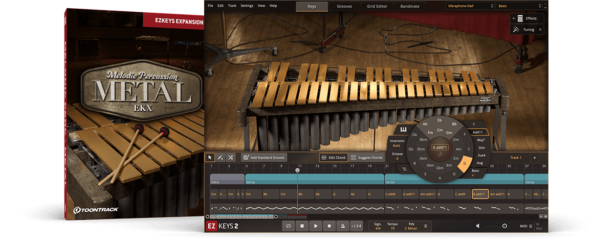 Toontrack EKX EZkeys - Melodic Percussion -  Wood
